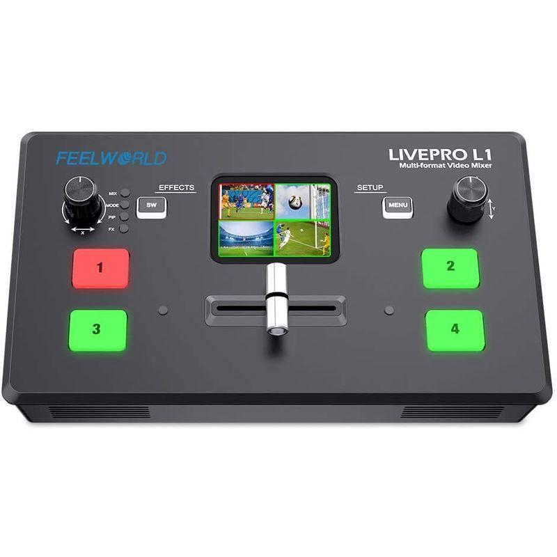 中古 Feelworld LIVEPRO L1 V1 HD4チャンネルライブプロダクションビデオスイッチャー4xHDMI入力 USB3.0インター 【7059899342】(25154円)