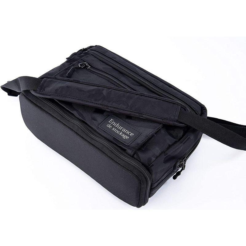 Endurance シューティングマルチ カメラバッグ ショルダーバッグ レンズ交換用バッグ 大容量 望遠レンズ おしゃれ (ブラック迷彩 シューティングマルチ カメラバッグ ショルダーバッグ レンズ交換用バッグ 大容量 望遠レンズ おしゃれ ブラック迷彩