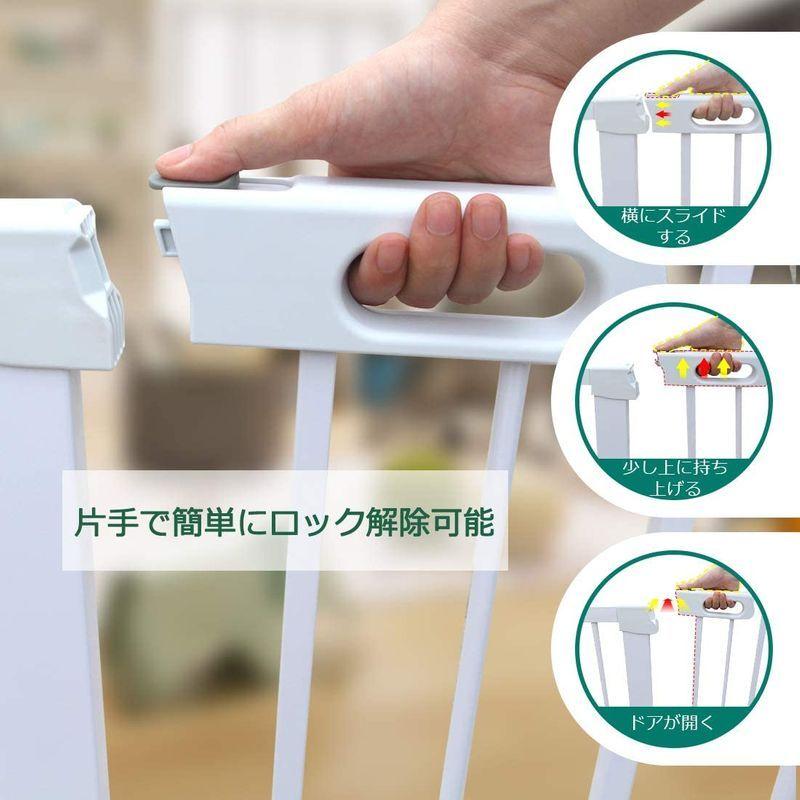 【早い者勝ち！】 エルフ ベビー(Fairy Baby) ベビーゲート ペットゲート 階段 ベビーフェンス 突っ張り式 ダブルロック オートクローズ機能 前後 【G1913689619】(10264円)