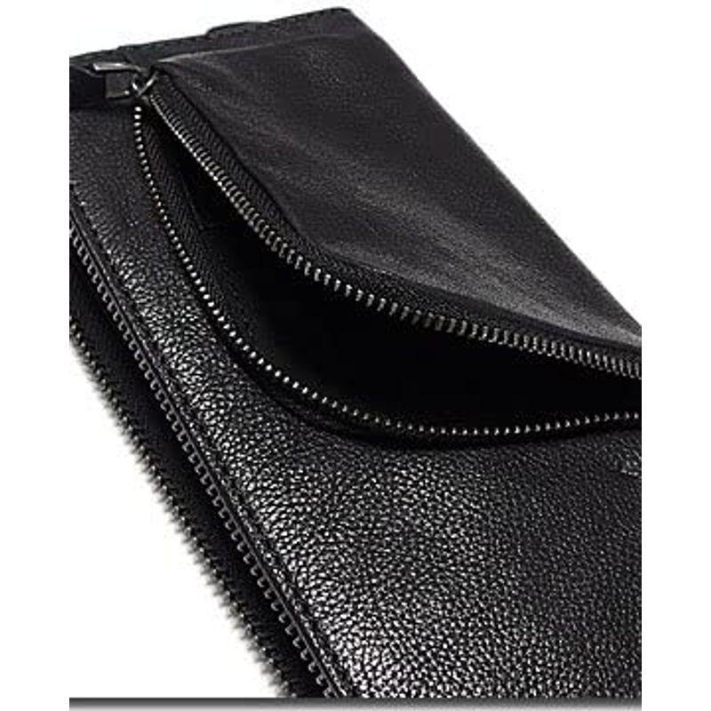 EVERSOUL エヴァーソウル 長財布 レザー 本革 メンズ 財布 ロングウォレット おしゃれ サイフ (ブラウン) レザー エヴァーソウル 長財布 本革 メンズ 財布 ロングウォレット おしゃれ サイフ ブラウン