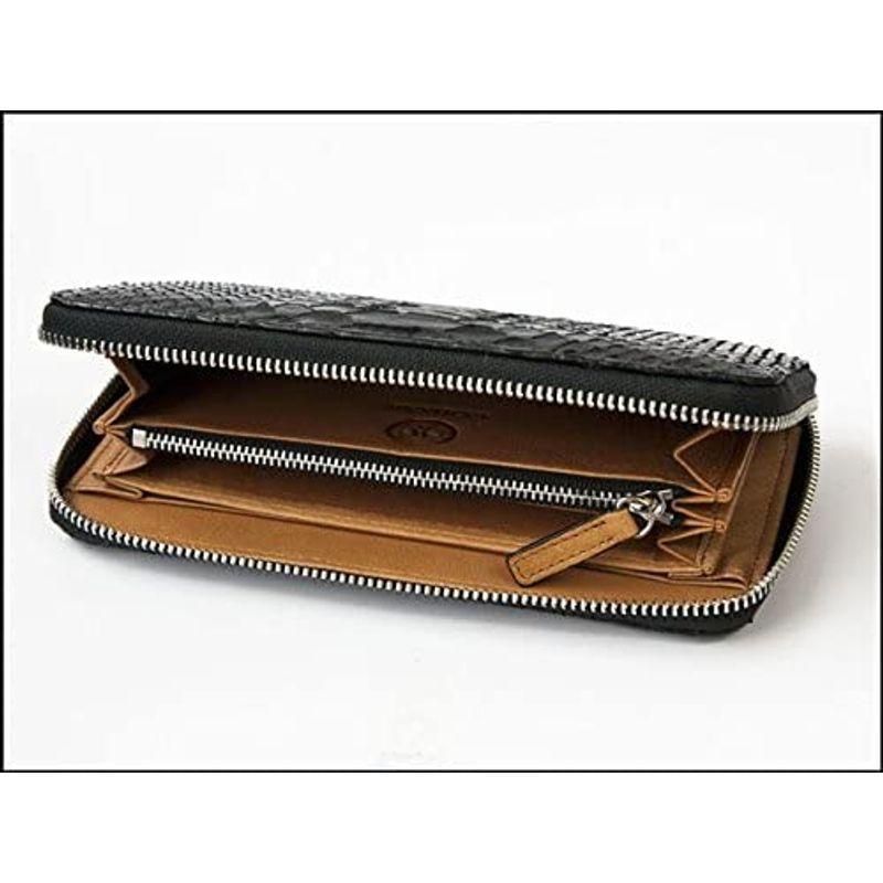 GODANE (ゴダン) ダイヤモンドパイソンラウンドファスナー長財布sppw8005cl/BK ブラック/ 黒 ゴダン ダイヤモンドパイソンラウンドファスナー長財布sppw8005cl/BK ブラック/ 黒