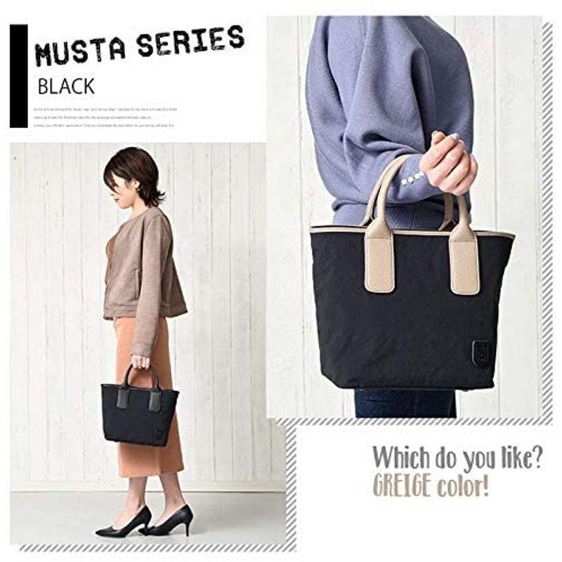 限定品 ラヘラ L-255 本革×ナイロン ハンドバッグ イタリアンレザー レディース グレージュ 【Q3253423441】(17450円)