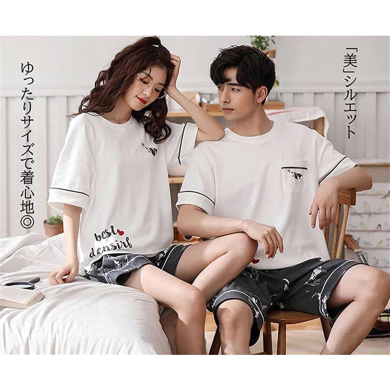 人気満点 メンズ パジャマ カップル ペア ペアtシャツ カップル ルームウェア ペア 夏 パジャマ ペア パジャマ パジャマ レディース ワンピース パジャマ Cienciadigitaleditorial Com