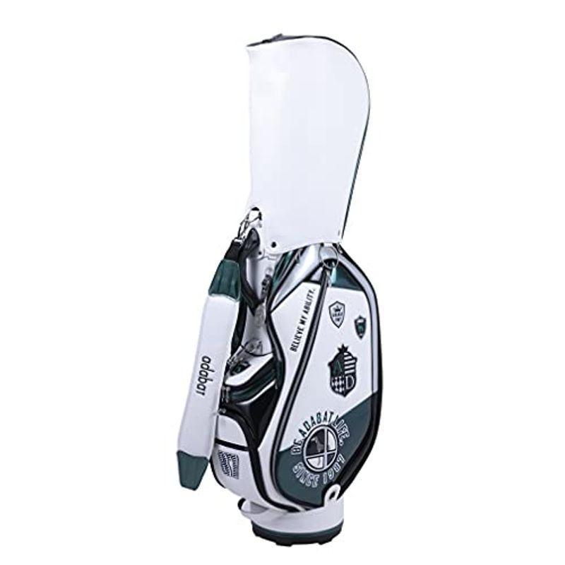 熱い販売 アダバット キャディバッグ 白×グリーン 9型 agapeeurope.org