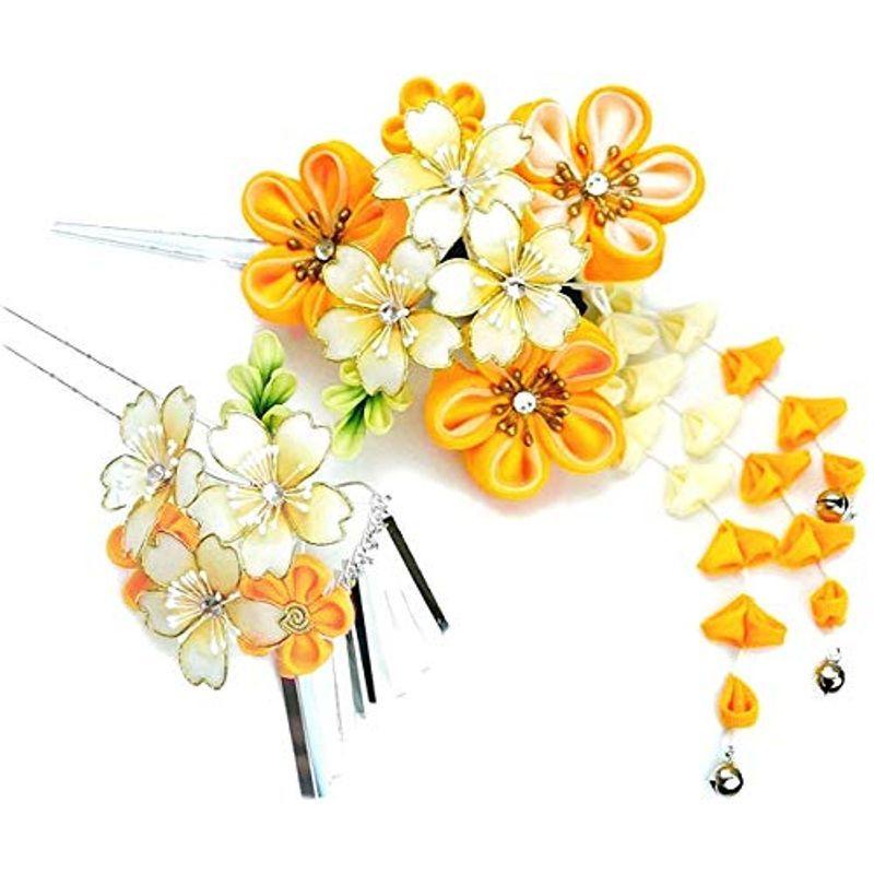 着物 浴衣 レッド系 髪飾り２点セット Wk 346 イエロー 黄 花 かんざし つまみ細工 振袖 成人式 卒業式 結婚式 七五三 袴 和装 Xrk2hixmva Boulevardrestaurants Com