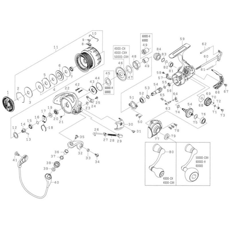 ダイワ Daiwa 純正パーツ 18 ブラスト Lt6000d H 部品番号 スプール スプール 部品番号 11 Lt6000d H 128c 部品コード ライフシフトストア