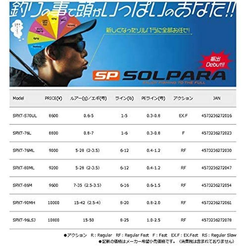 【数量限定アウトレット品】 メジャークラフト ジギングロッド 振出 スピニング ソルパラX SPXT-S70UL 釣り竿 【Z1731987484】(9290円)