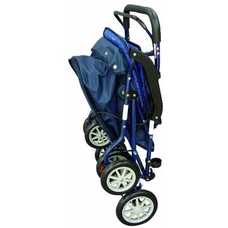 幸和製作所 アルミ製シルバーカー PW298 ネイビー スタンダードタイプ アルミ製シルバーカー PW298 ネイビー スタンダードタイプ