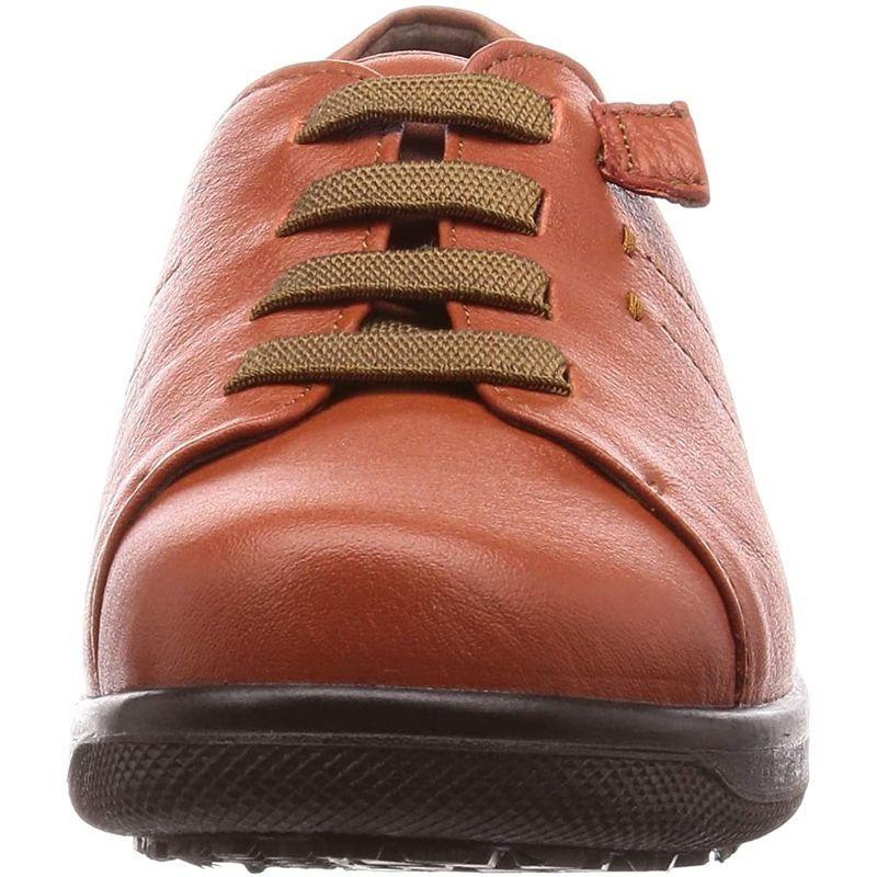 お買い得！ スポルス 日本製 本革 撥水 3E スペラン 防滑ソール 雪寒地仕様 ガーメントレザー ゴム紐 SP2504NSR レディース オレンジ 2 【2674734304】(14347円)