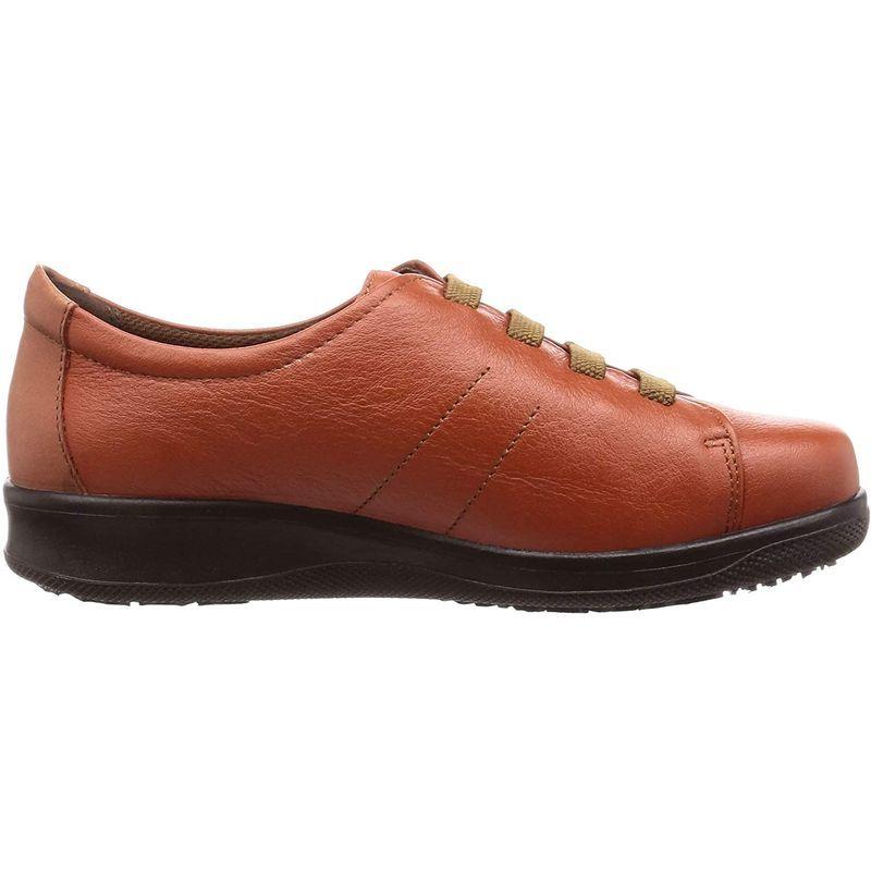 お買い得！ スポルス 日本製 本革 撥水 3E スペラン 防滑ソール 雪寒地仕様 ガーメントレザー ゴム紐 SP2504NSR レディース オレンジ 2 【2674734304】(14347円)