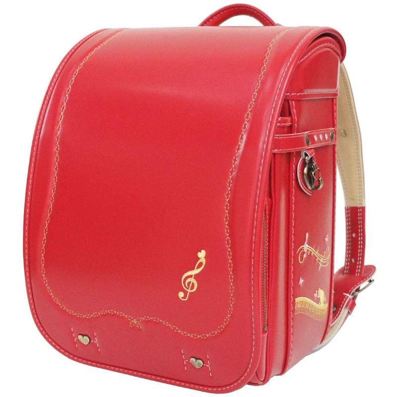 【希少品】 女の子 メロディキャットモデル ラヴニールランドセル フィットちゃんランドセル 猫 ネコ 音符 キャット ピアノ A4フラットファイル収納サ 【NAN1321926078】(47100円)