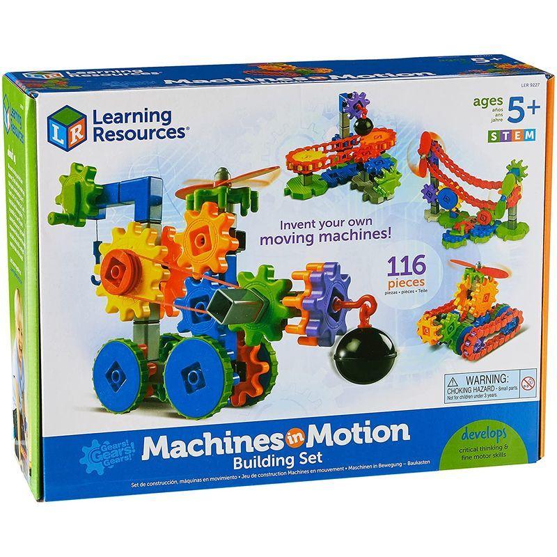 ラーニング リソーシズ カラフルギアブロック マシン イン モーション LER9227 Gears リソーシズ カラフルギアブロック マシン イン モーション LER9227 約 対象年齢