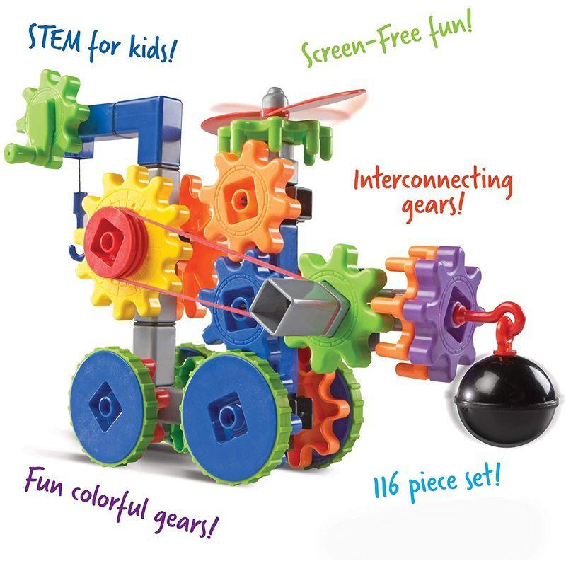 ラーニング リソーシズ カラフルギアブロック マシン イン モーション LER9227 Gears リソーシズ カラフルギアブロック マシン イン モーション LER9227 約 対象年齢