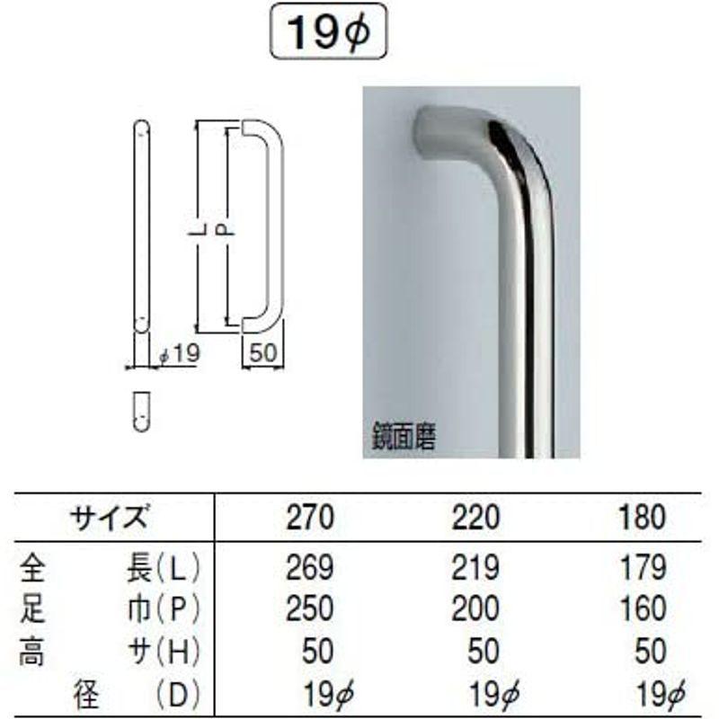人気が高い シロクマ 丸棒取手 片面メン180mm 鏡面 No 175s その他金物 部品 Www Fitstudio Com Br