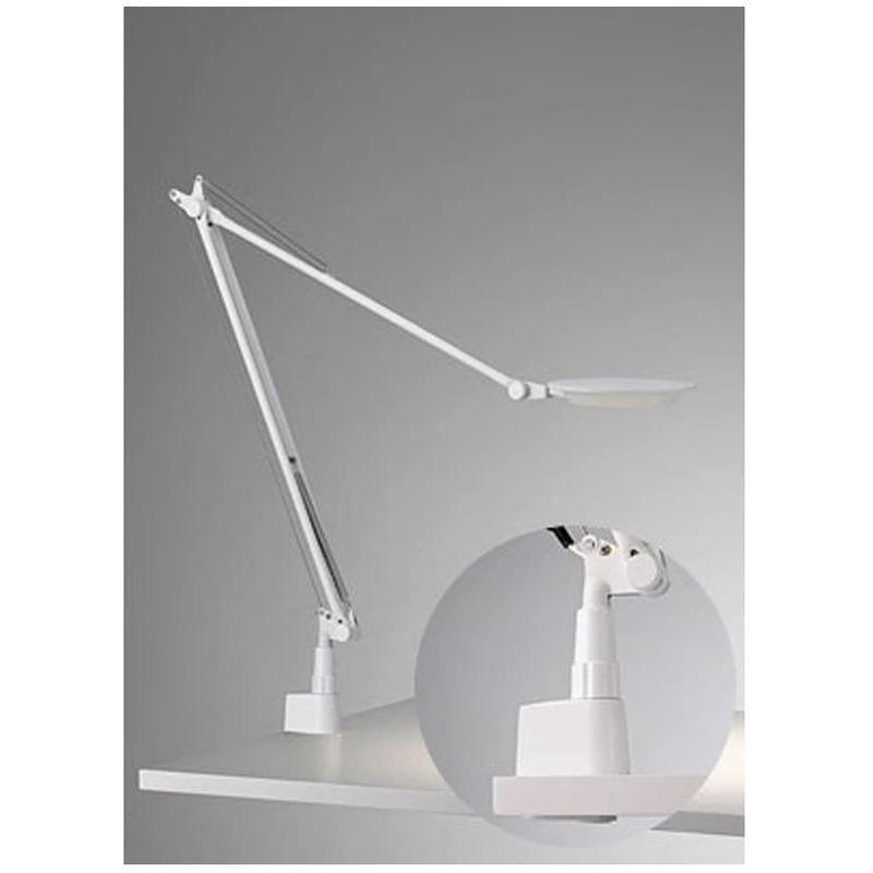 中古品 YAMAGIWA （ ヤマギワ ） LEDタスクライト 「 Rebio （ レビオ ）」クランプタイプ/ホワイト 【WS9188874085】(32740円)