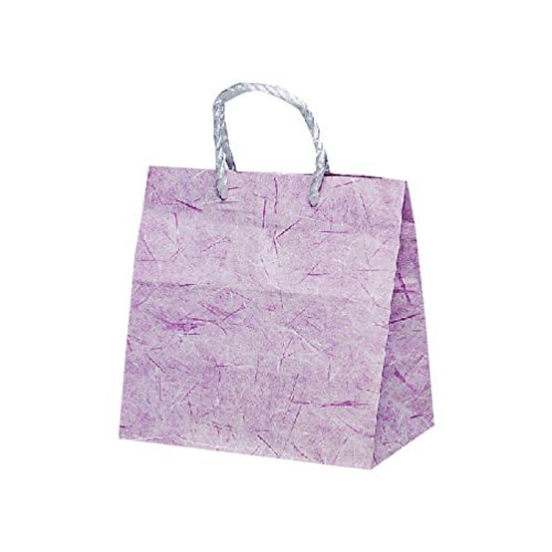 手提げ袋 紙袋 T-ミニ 彩流（紫） 200枚 セット