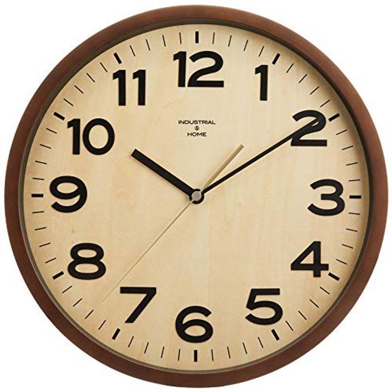 【人気商品！】 - DARYL 電波掛け時計 インターフォルム INC. INTERFORM ダリル φ29.5× CL-7973NA ナチュラル NA - 掛け時計、壁掛け時計
