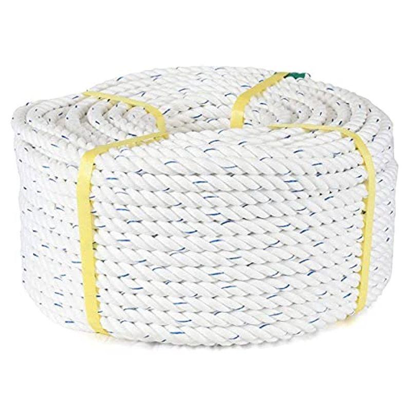 マリン用品の阪栄商会オリジナル日本製 スパンエステル ロープ 14mm x 50m