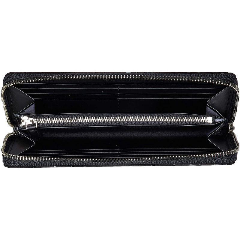 インデンヤ ラウンドファスナー長財布 束入れY 黒地鹿革×黒漆 とんぼ柄 2111-01-008 あり ラウンドファスナー長財布 束入れY 黒地鹿革×黒漆 とんぼ柄 レザー