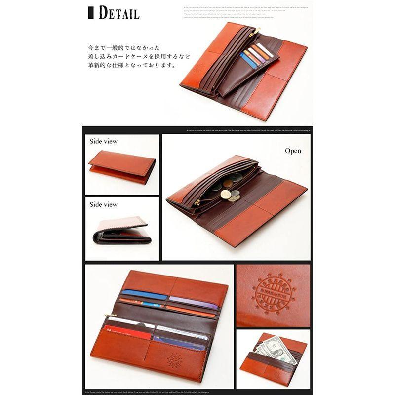 【正規販売店】 シーカー SKW-015601 本革 被せ長財布 メンズ ブラウン 【N2970544423】(15935円)