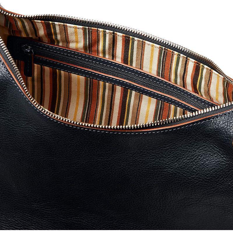 トスカネーラ レディースイントレチャートバケッタレザーショルダーバッグ 2124-VA ブルー トスカネーラ レディースイントレチャートバケッタレザーショルダーバッグ ブルー 2124-VA