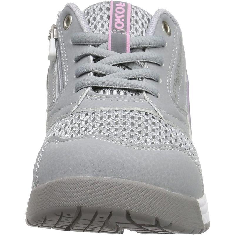 アスティコ ウォーキングシューズ ロシオ MR03 レディース グレー 24.0 cm 4E cm 4E ウォーキングシューズ ロシオ MR03 レディース グレー