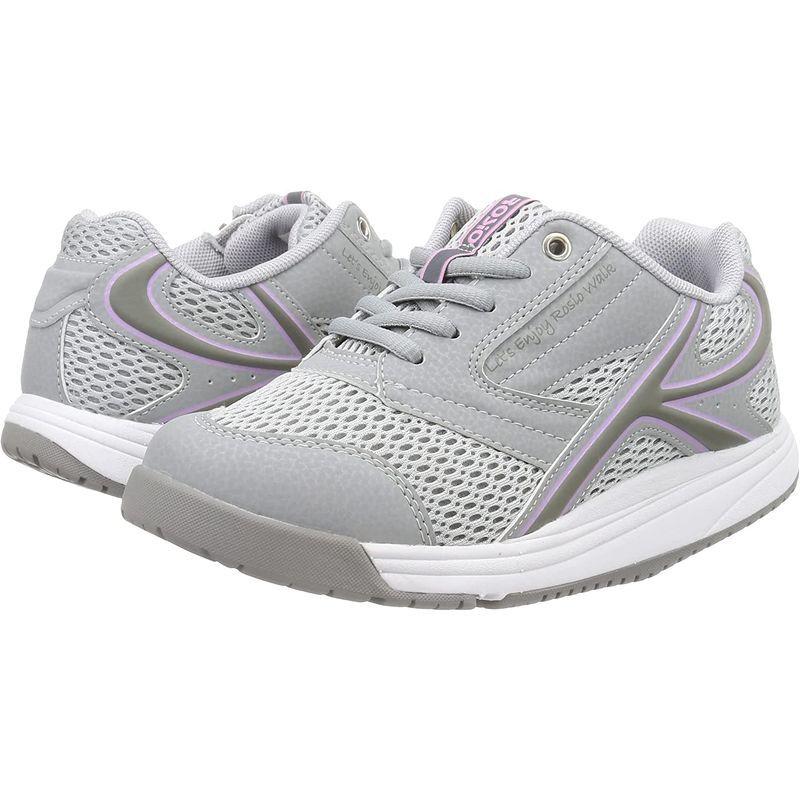 アスティコ ウォーキングシューズ ロシオ MR03 レディース グレー 24.0 cm 4E cm 4E ウォーキングシューズ ロシオ MR03 レディース グレー