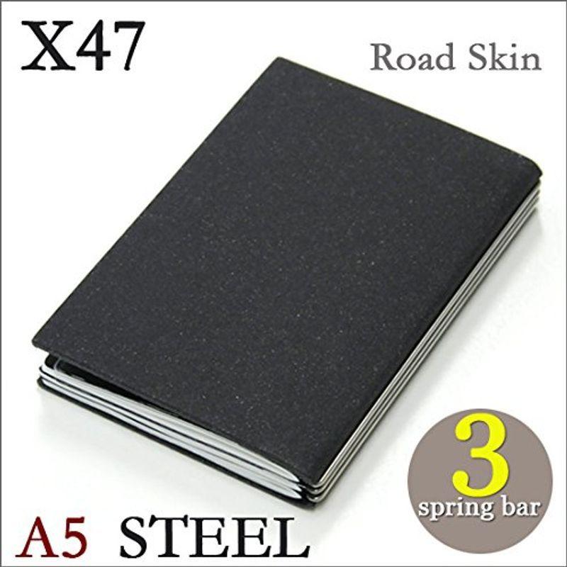 X47 STEEL ロードスキン A5 3本バー ドイツ製 ノートブック 横罫・無地・方眼 ノートセット