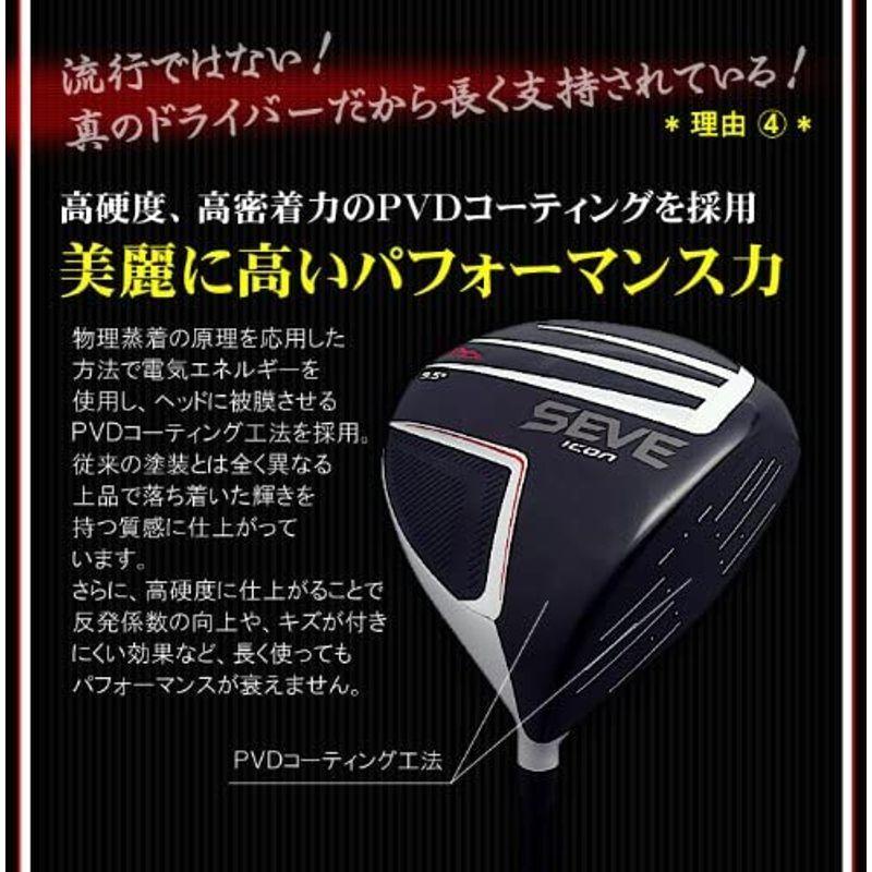 MD GOLF(エムディーゴルフ) セベ バレステロス セベ アイコン ハイモイ 9.5° ホワイト ドライバー 右用 フレックスS MD- セベ MD GOLF エムディーゴルフ バレステロス アイコン ハイモイ ホワイト ドライバー 右用 フレックスS