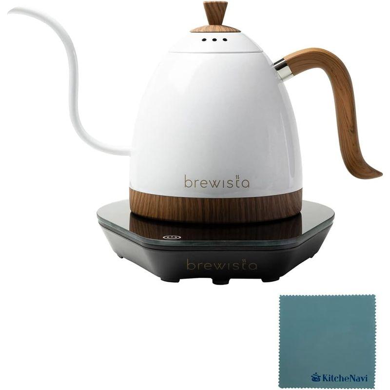 Brewista ブリューイスタ 世界のバリスタが愛用するケトル 電気ケトル 温度調節機能付 コーヒーケトル ドリップケトル クロス付 (パ ブリューイスタ 世界のバリスタが愛用するケトル 電気ケトル 温度調節機能付 コーヒーケトル ドリップケトル クロス付 パ
