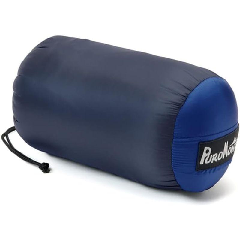 完動品 プロモンテ キャンプ アウトドア 寝袋 ヘッドレスコンパクト撥水ダウンシュラフ300g DL303 ブルー×Cネイビー 【3350346040】(17978円)