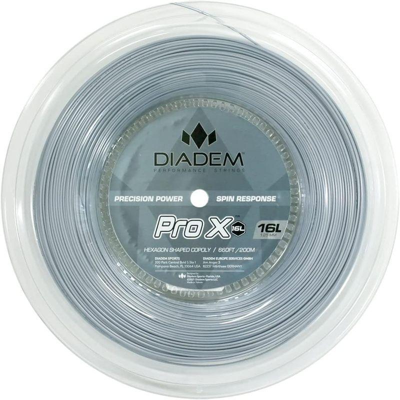 ダイアデム DIADEM テニスガット ロール プロ エックス 16L（PRO X 16L） 125 シルバー TFA018（SLV） 16L DIADEM テニスガット ロール プロ エックス PRO シルバー TFA018 SLV 　