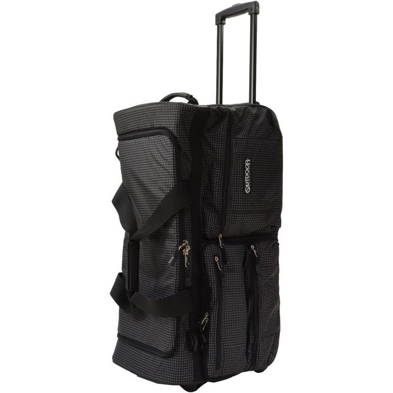 【超激レア】 アウトドアプロダクツ 5WAY ボストンキャリーケース 65cm ブラック×チェック OD-0158-65 【L2325070448】(12477円)
