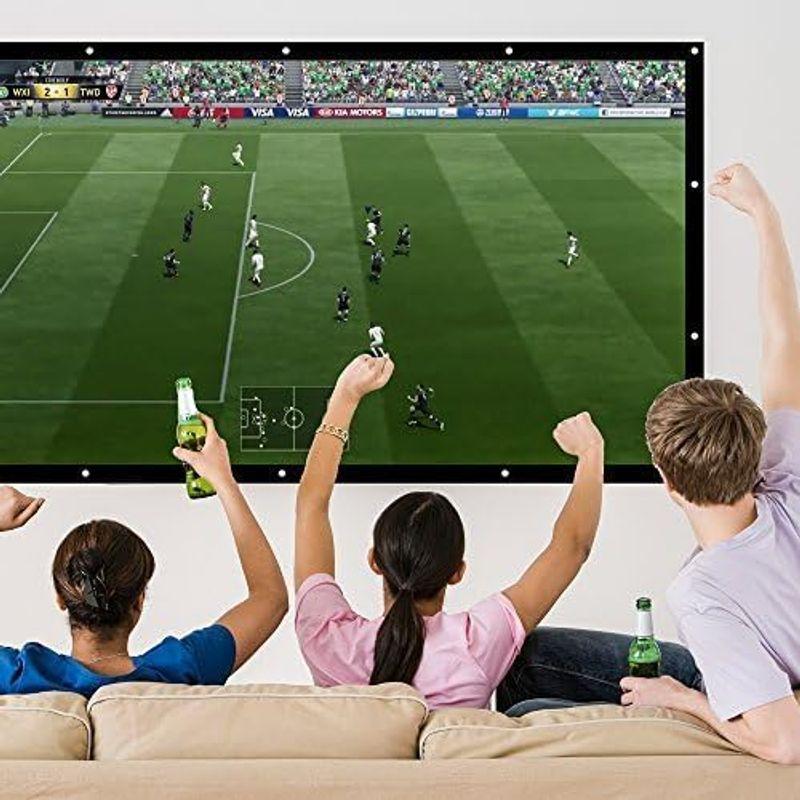 プロジェクタースクリーン 250インチ サイズ 16：9 携帯式 大きなサイズ 持ち運びやすい 映画スクリーン 屋外屋内用 投影用 会議 教 サイズ 持ち運びやすい 250インチ 16：9 携帯式 大きなサイズ 映画スクリーン 屋外屋内用 投影用 会議 教