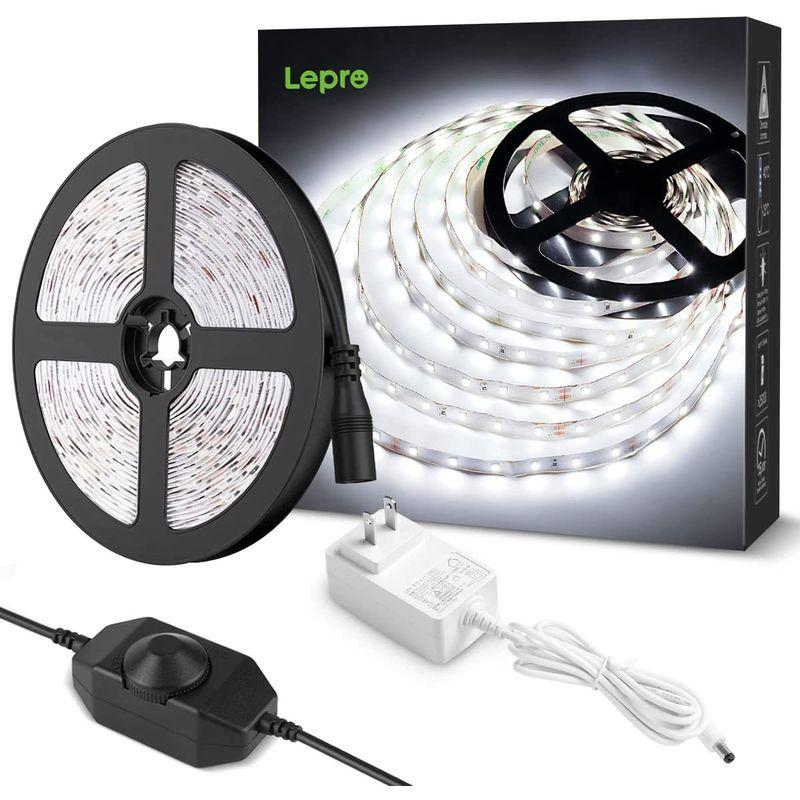 Lepro LEDテープライト ストリップライト 昼光色 6000k 無段階調光 ledテープ 5m 薄型 切断可能 取付簡単 SMD283｜lifeshop0201｜04