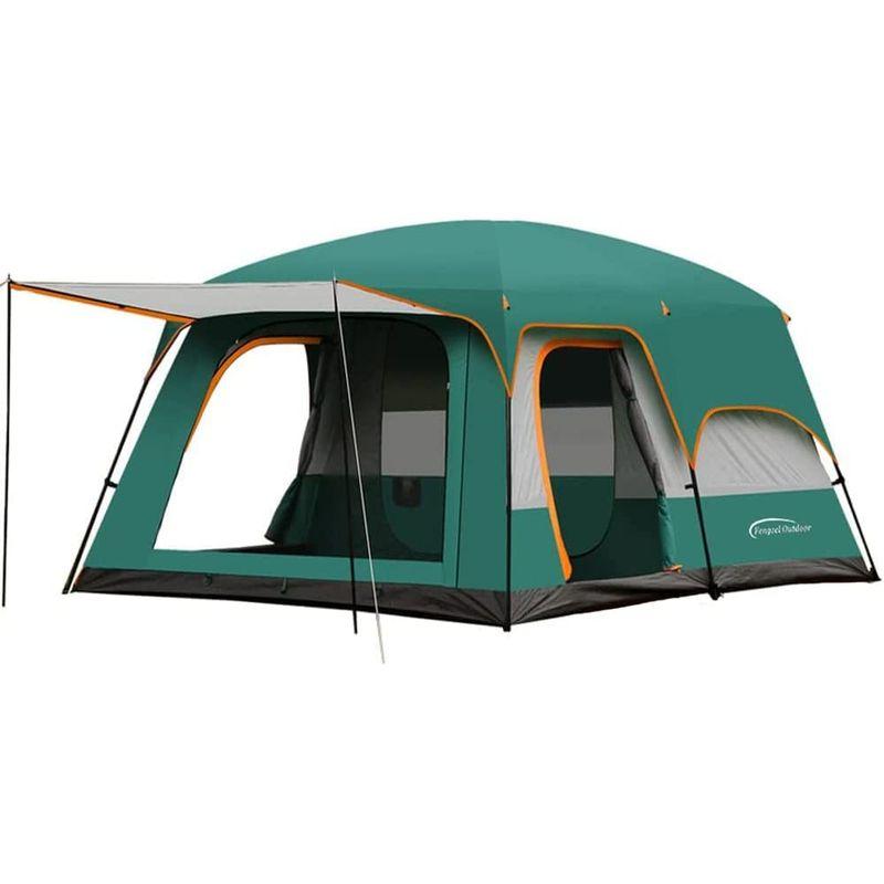 Fengzel Outdoor キャノピーテント リビング+２ルーム付き 4-6人/8-12人用 快適な居心地 防雨 日よけ 家族連れ 友達｜lifeshop369｜05