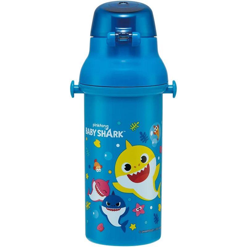 スケーター 子供用 プラスチック 水筒 480ml 抗菌 ベイビーシャーク 日本製 PSB5SANAG-A｜lifeshop369｜08