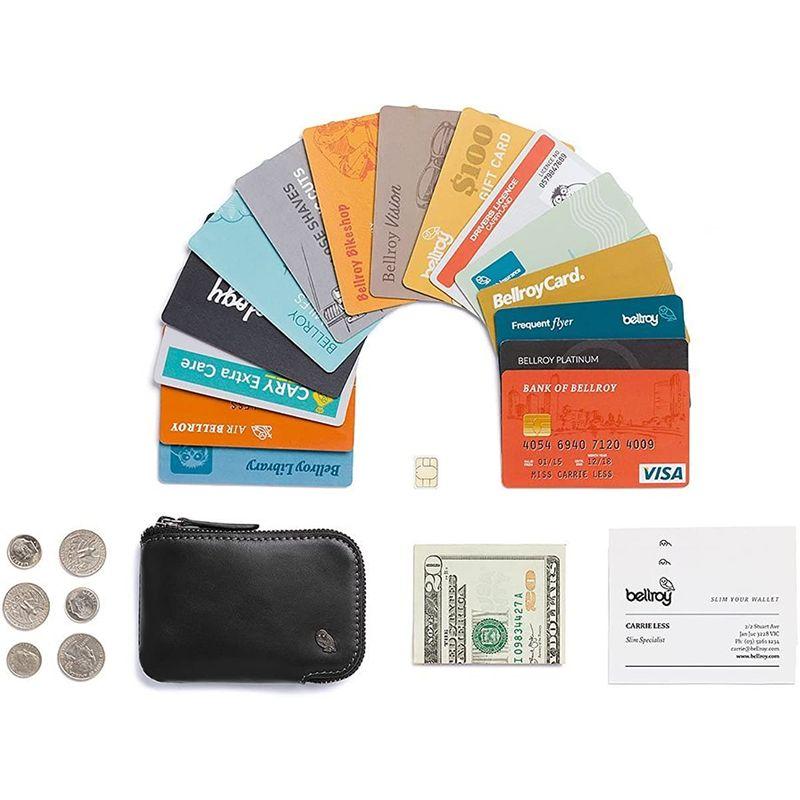 Bellroy Leather Card Pocket Wallet - スリムなファスナー財布（カード最大15枚、紙幣、小銭を収納可能）-｜lifeshop369｜05