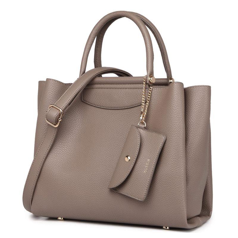 4月雑誌oggi掲載2WAYトートバッグ 高見え PUレザー ハンドバッグ