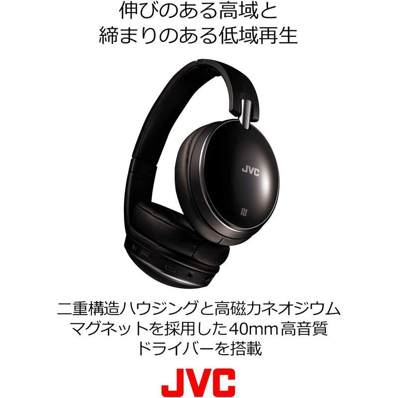 JVC HA-S88BN ノイズキャンセリングヘッドホン Bluetooth・NFC対応 連続27時間再生 有線接続対応 ハンズフリー通話用｜lifeshop369｜03