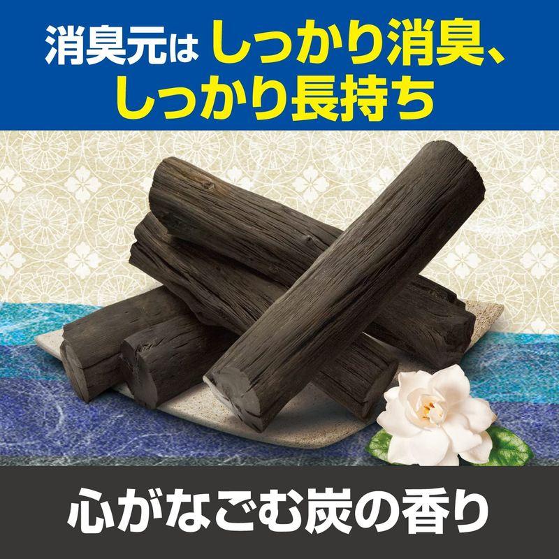 まとめ買いトイレの消臭元 心がなごむ炭の香り 消臭芳香剤 トイレ用 400ml×3個｜lifeshop369｜03