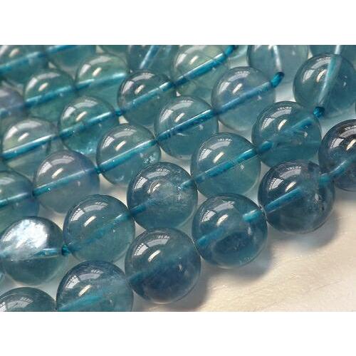 天然石 ブルーグリーンフローライト ラウンド10mm 1連売り : 天然石卸