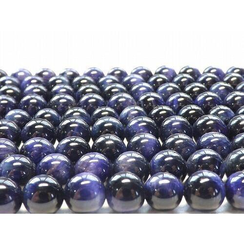 天然石 パープルタイガーアイAAA ラウンド8mm 1連売り : 天然石卸