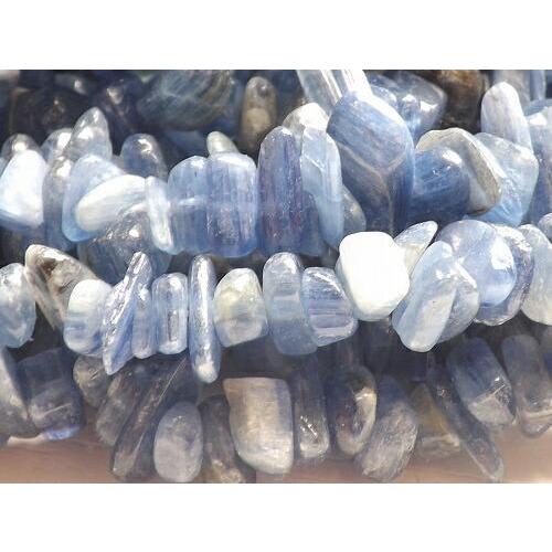 天然石 カイヤナイト さざれ 1連・40cm : 天然石卸問屋lifestone 
