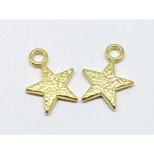 星 チャーム ゴールド 5個入り cha-0243 : 天然石卸問屋lifestone