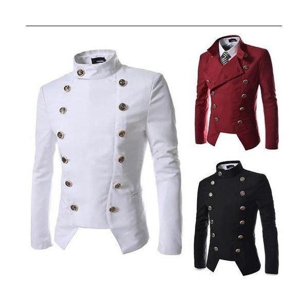 新しい コート アウター メンズジャケット ナポレオンジャケット テーラードジャケット メンズジャケット ナポレオンジャケットテーラードジャケット紳士服 ミニ丈 カジュアル 学院風 Www Threeriversofs Com