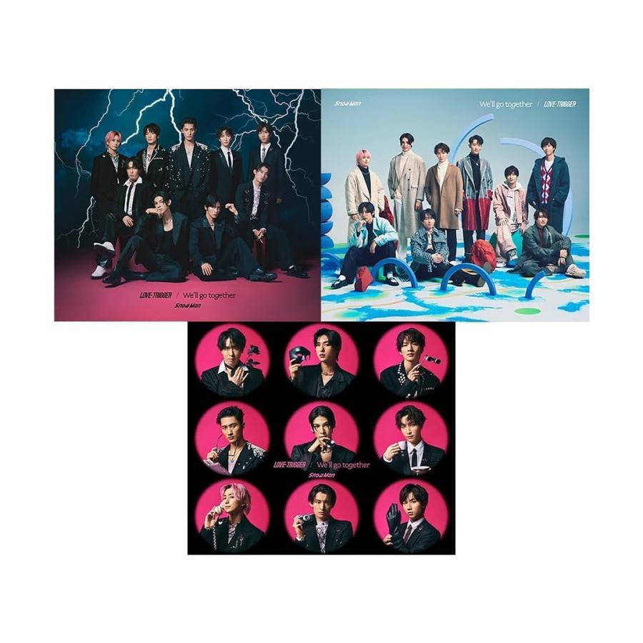 Snow Man LOVE TRIGGER / We'll go together 3形態同時購入特典付き