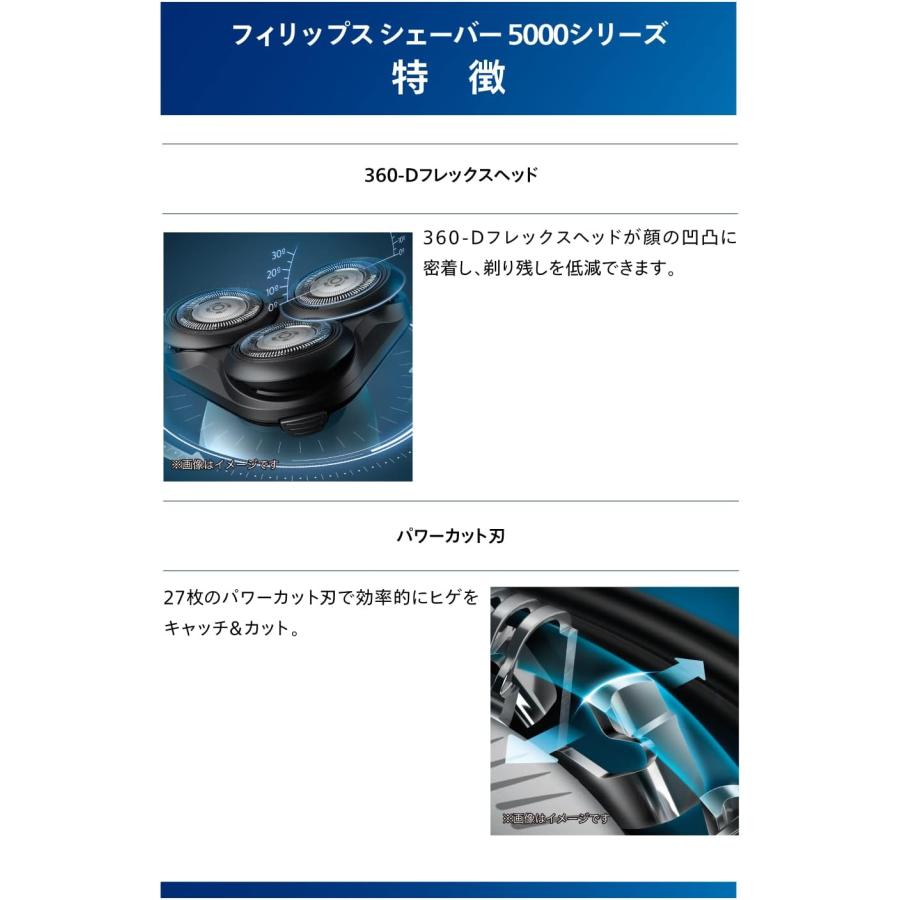 Shaver series 5000 フィリップス シリーズ メンズ 電動シェーバー 髭