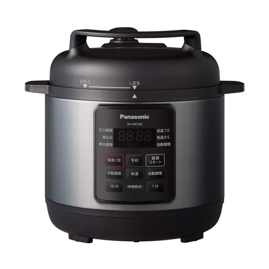 【新品】パナソニック 電気圧力鍋 3L SR-MP300-K パナソニック 電気圧力鍋 3L SR-MP300-K : ライフスタイルYahoo!店