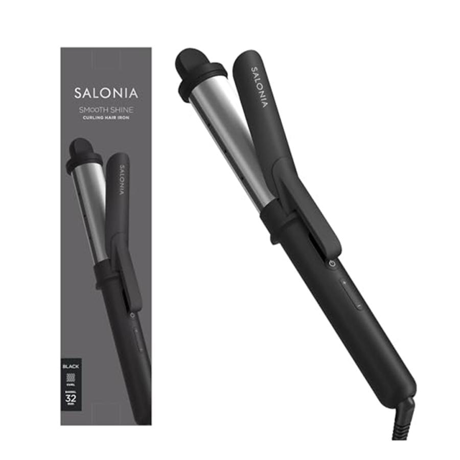 SALONIA（サロニア） スムースシャイン カールアイロン SAL23106BK